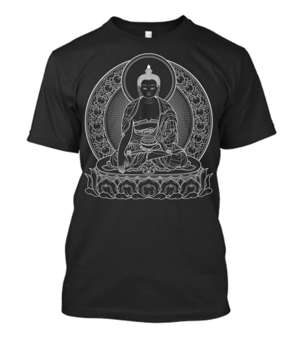 Buddha Buddhist Meditation Zen Yoga Mandala Symbolism T-Shirt