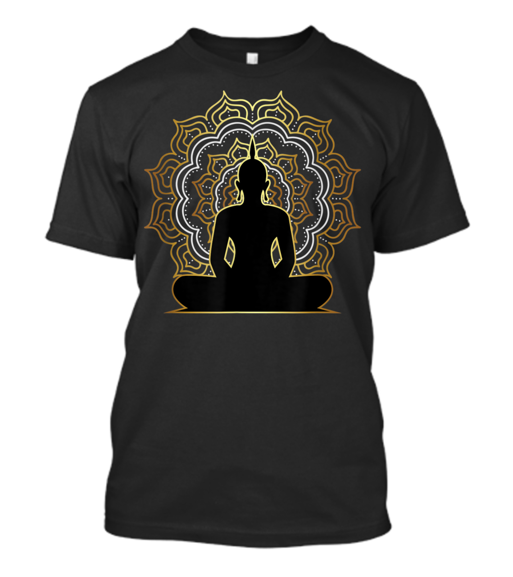 Buddha Meditation Spiritual Yoga Mandala Buddhist T-Shirt