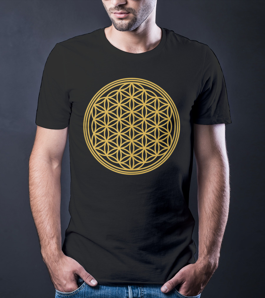 Flower Of Life Sacred Geometry Meditation T-Shirt