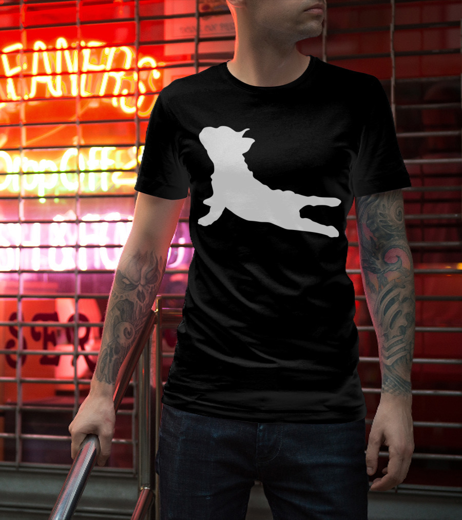 French Bulldog Yoga Pose T-Shirt