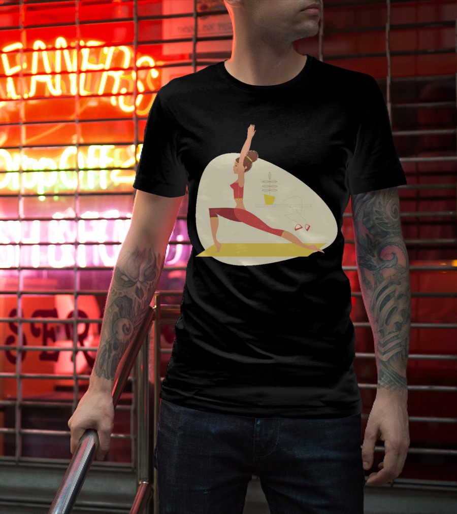 Fun Yoga Pose For Relaxing Workout Sessions T-Shirt