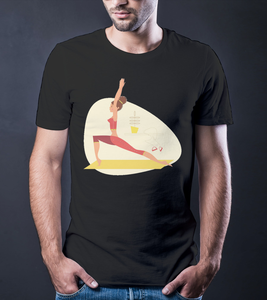 Fun Yoga Pose For Relaxing Workout Sessions T-Shirt