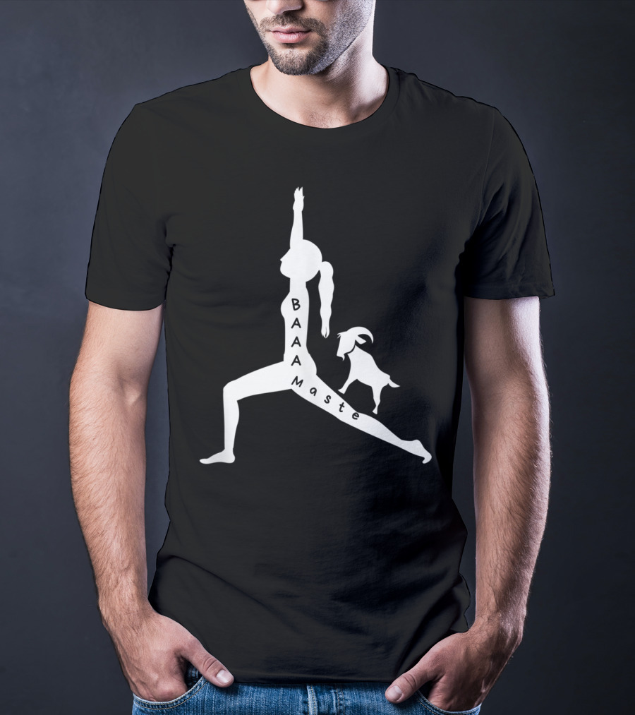 Baaamaste Funny Goat Yoga Lovers T-Shirt