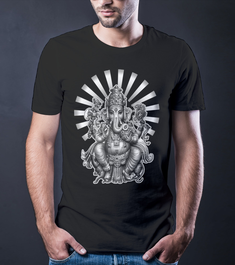 Ganesha Radiant Yoga Pose T-Shirt