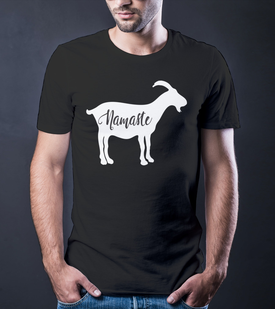 Goat Namaste Yoga Symbol T-Shirt