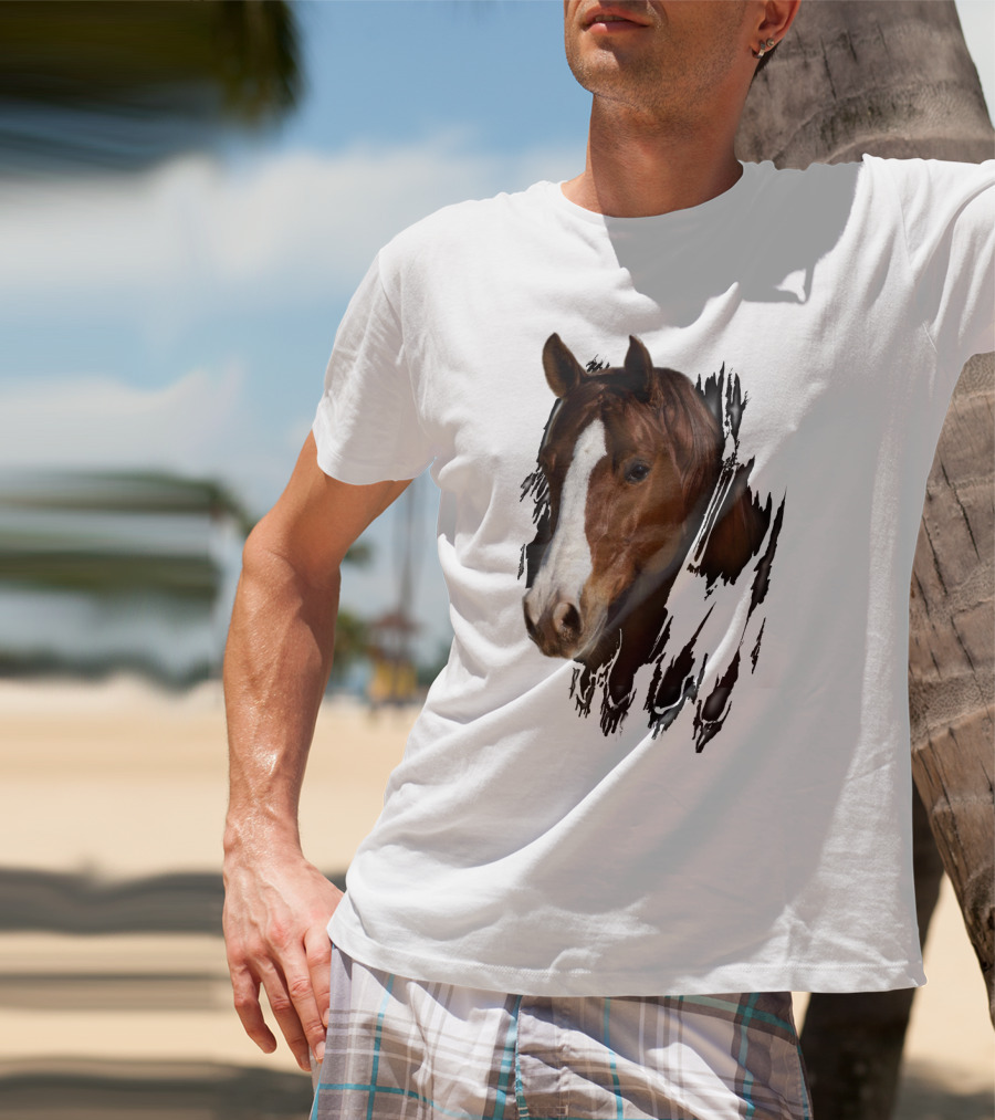 American Quarter Horse Beauty Rugged Elegance T-Shirt
