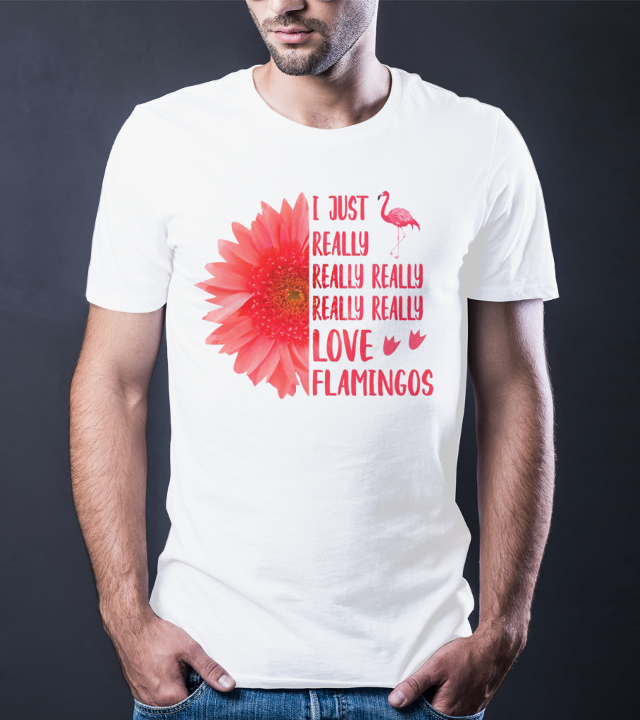 I Just Really Really Really Really Really Love Flamingos T-Shirt