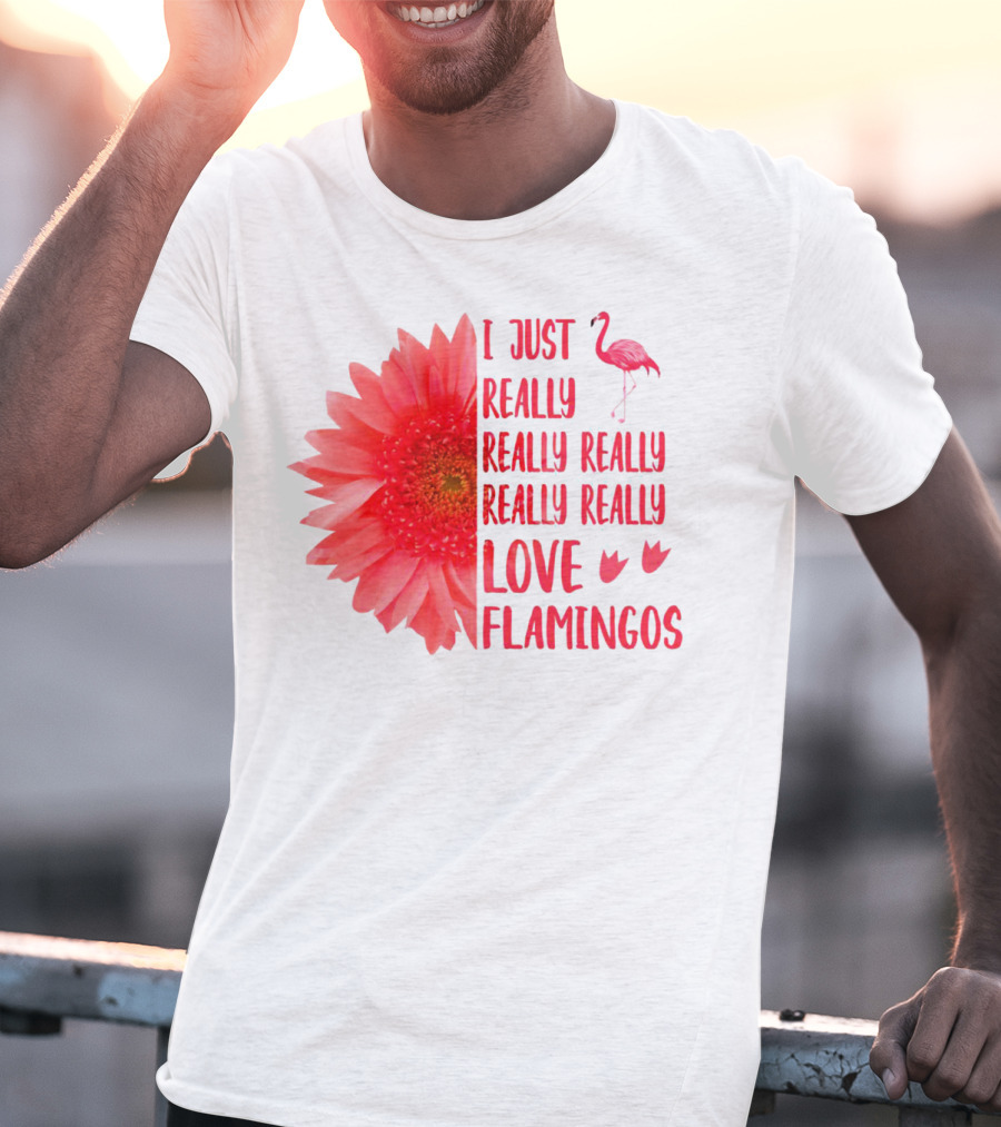 I Just Really Really Really Really Really Love Flamingos T-Shirt