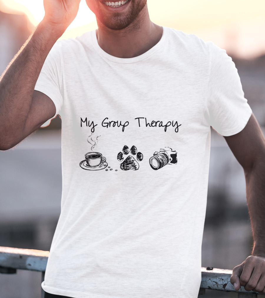 My Group Therapy Coffee Paw Photography T-Shirt
