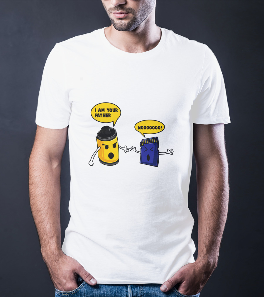 I Am Your Father Nooooooo Photography Film SD Card T-Shirt