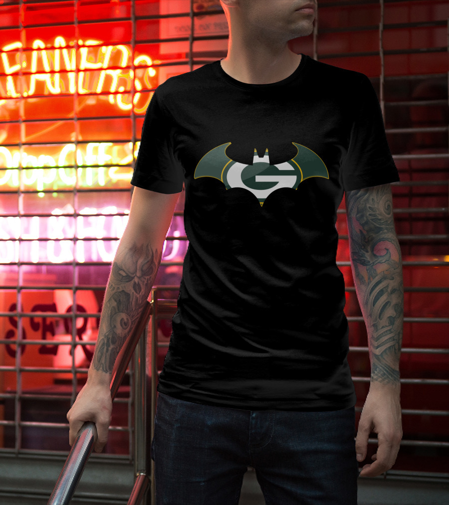Green Bay Packers Batman T-Shirt