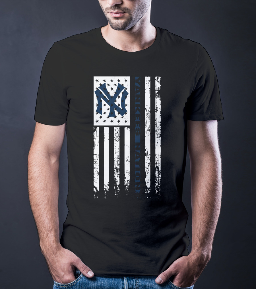 Yankees Nation New York Yankees Flag T-Shirt