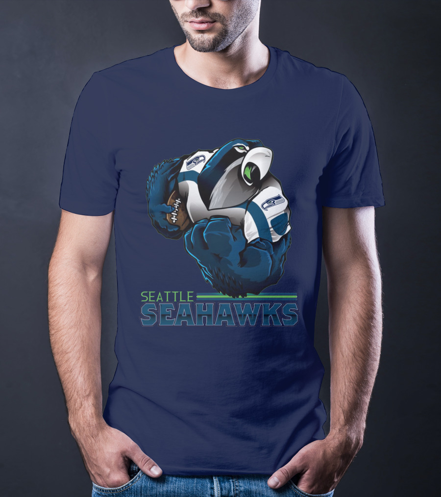 Seattle Seahawks Football Hawk Athlete T-Shirt