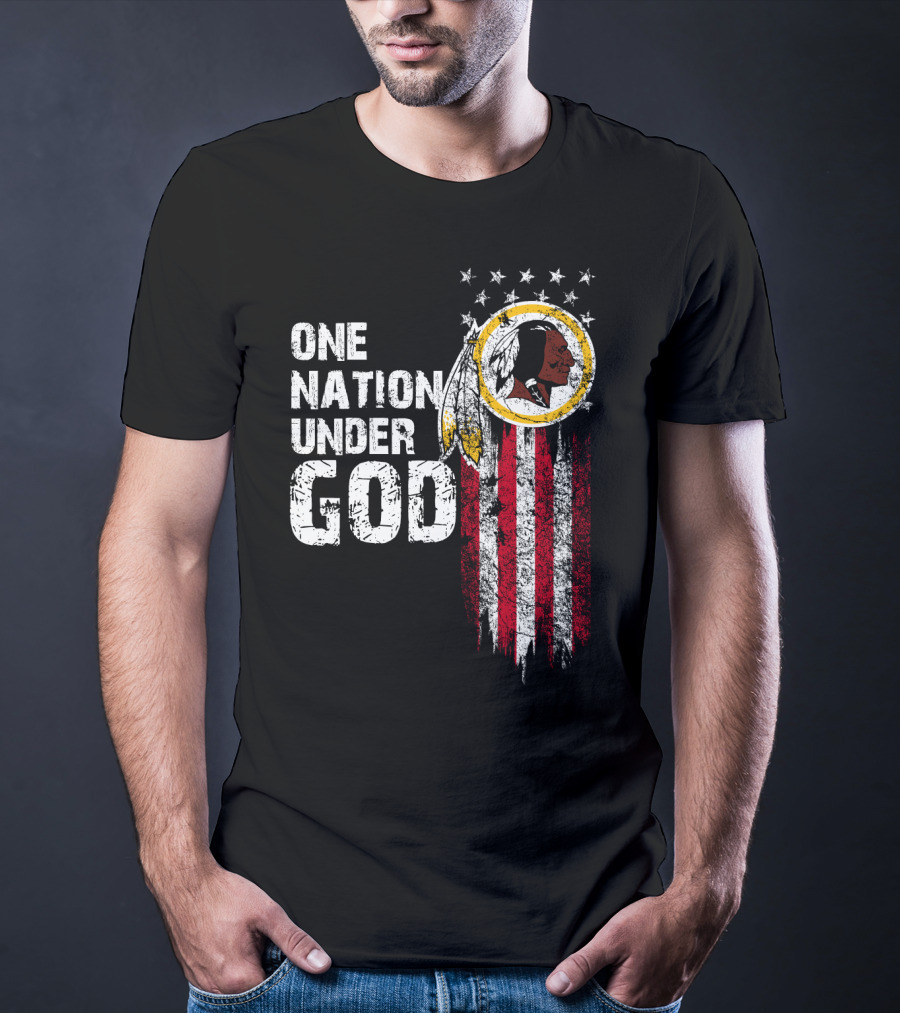 One Nation Under God Washington Redskins T-Shirt