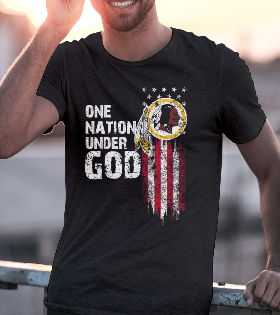 One Nation Under God Washington Redskins T-Shirt