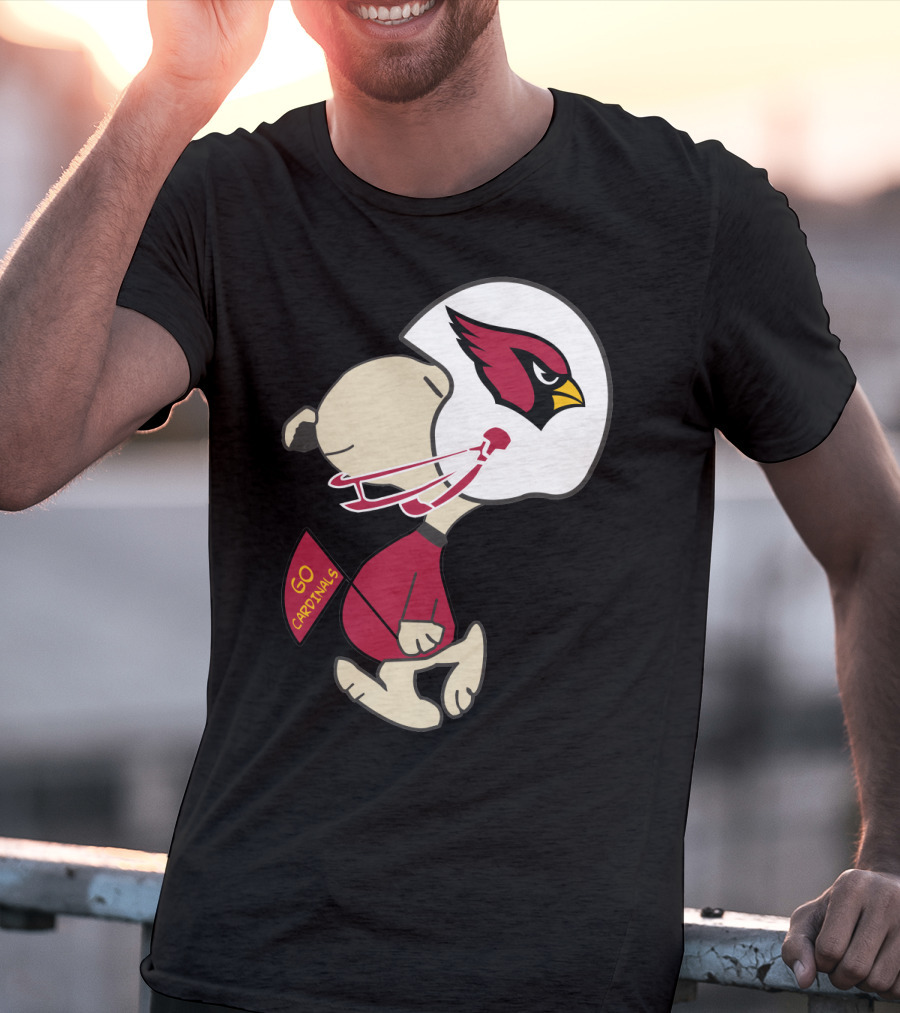 Go Cardinals Fans Helmet T-Shirt
