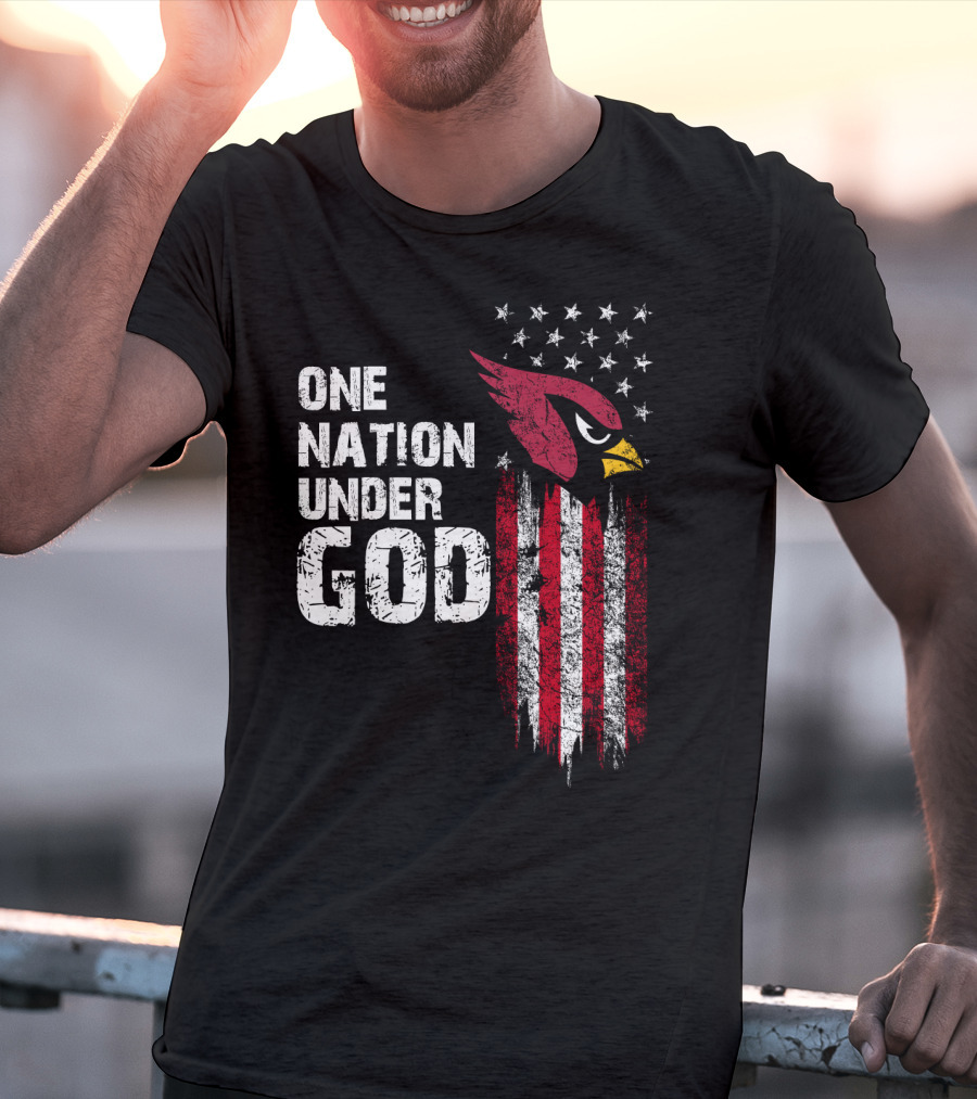 One Nation Under God Cardinals Fans T-Shirt