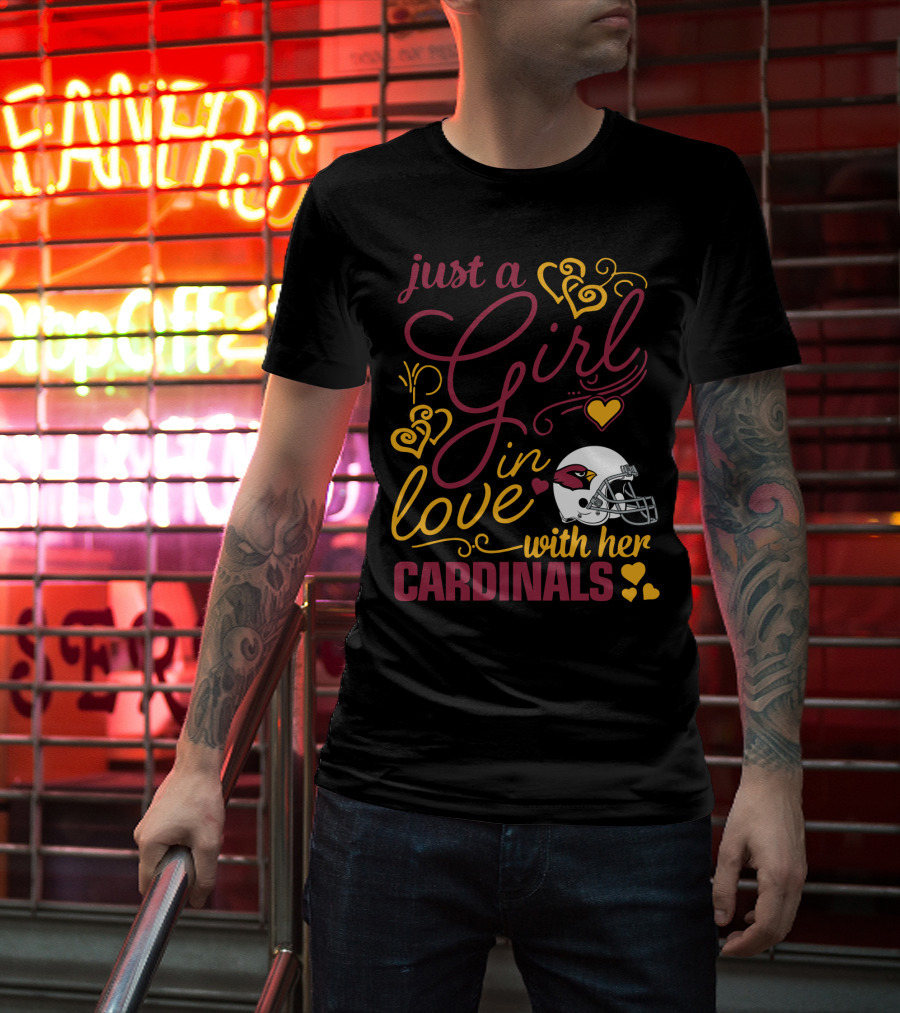 Just A Girl In Love With Her Cardinals T-Shirt