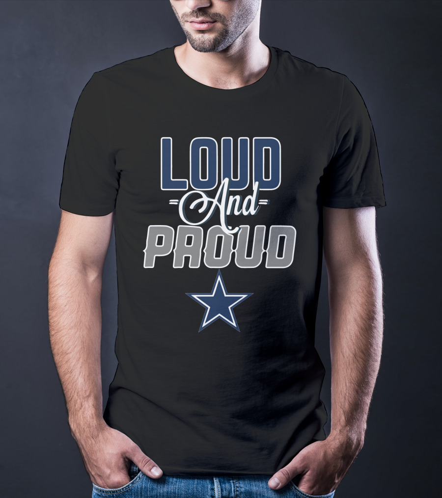 Loud And Proud Cowboys Nation Star T-Shirt