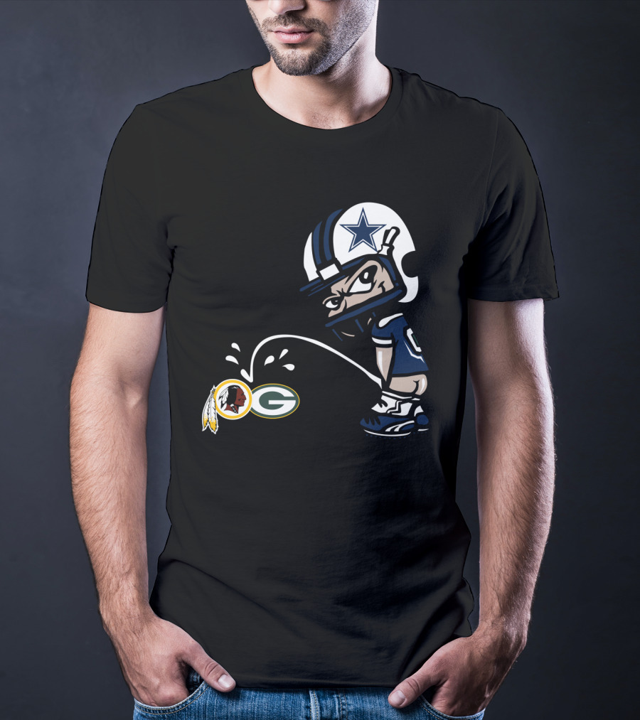 Cowboys Nation Rivalry Symbols Football Humor T-Shirt
