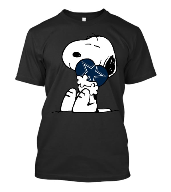 Dallas Cowboys Snoopy Heart Fans Star T-Shirt
