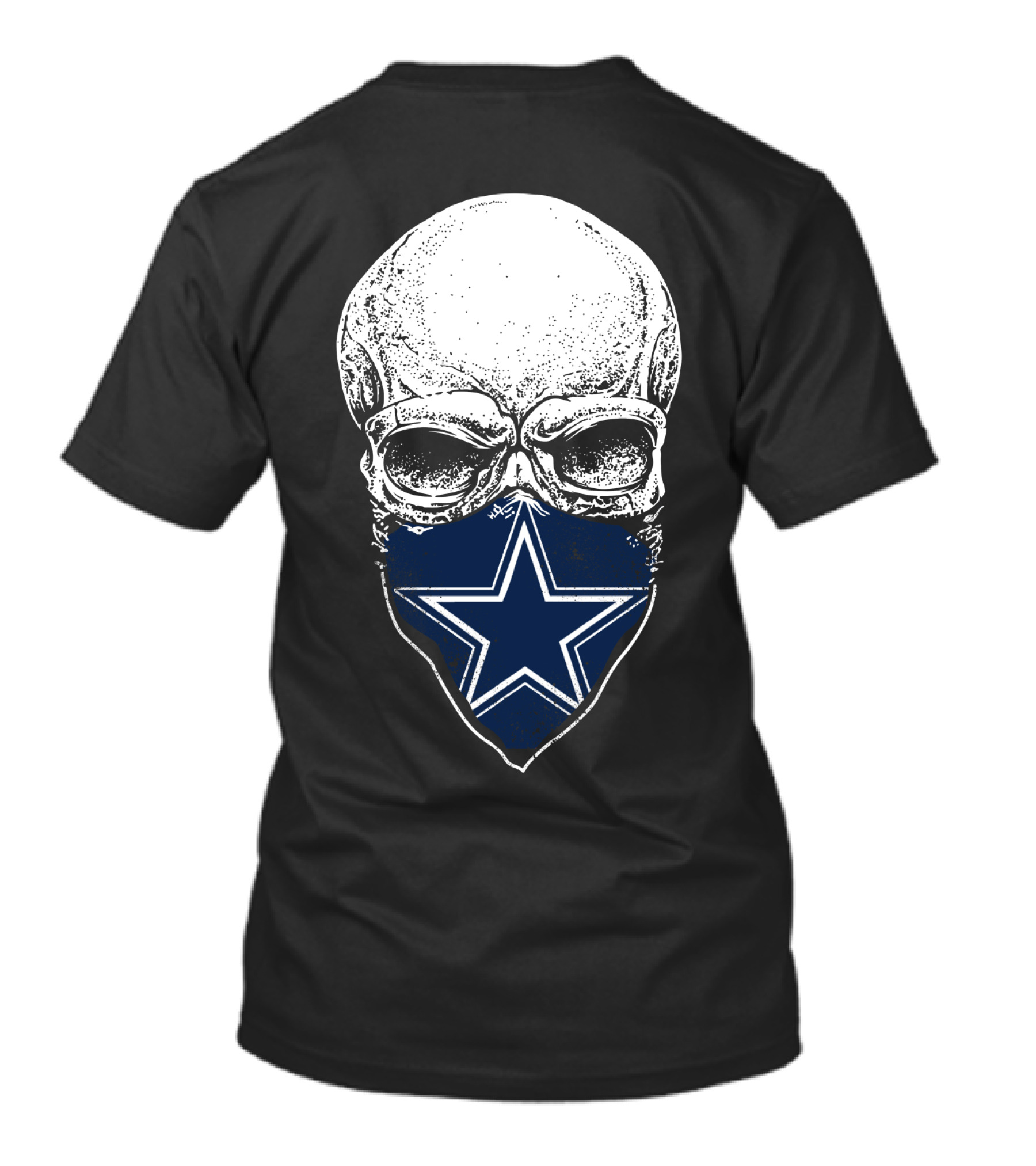 Dallas Cowboys Fans Skull Mask Star T-Shirt