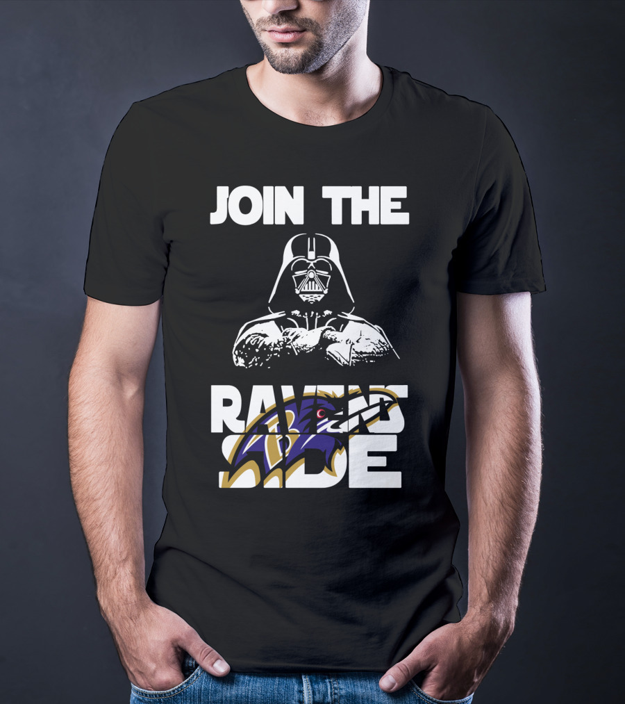 Join The Ravens Side Baltimore Ravens Football Fandom Merchandise T-Shirt