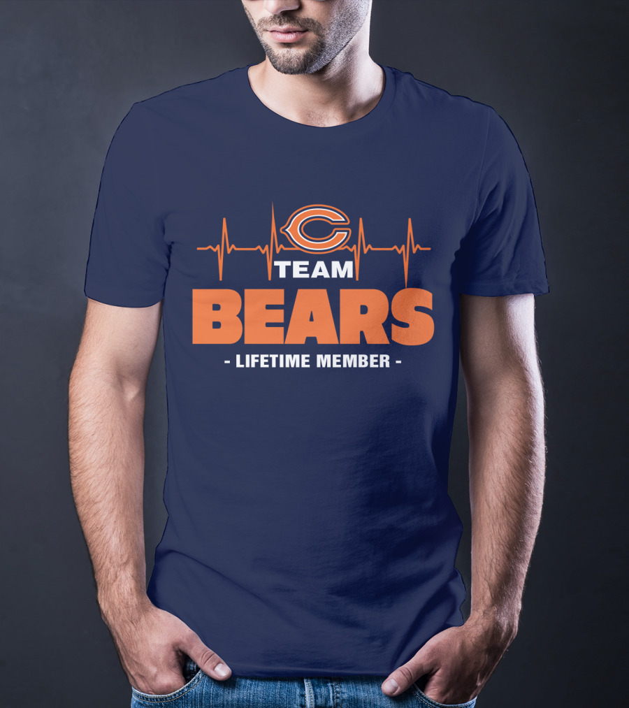 Team Chicago Bears Lifetime Member T-Shirt