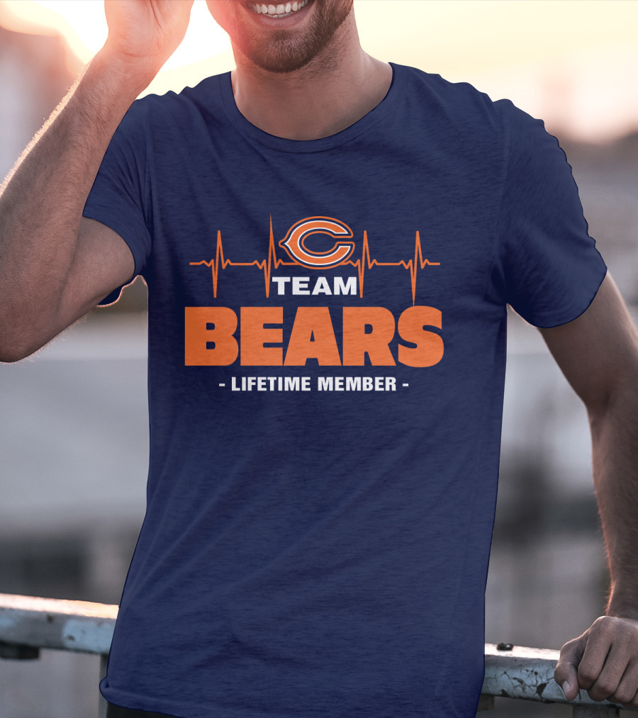 Team Chicago Bears Lifetime Member T-Shirt