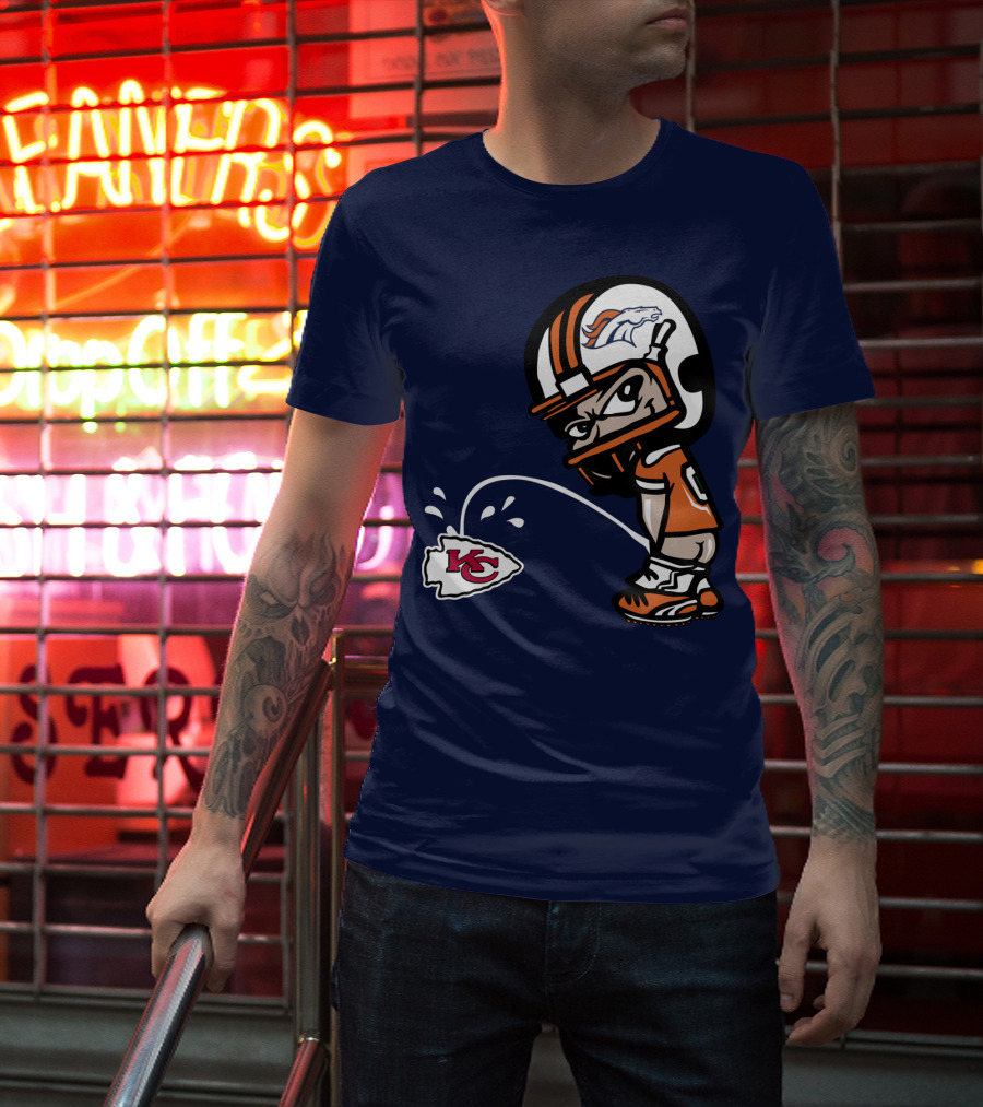 Denver Broncos Kc Rivalry Football Humor T-Shirt