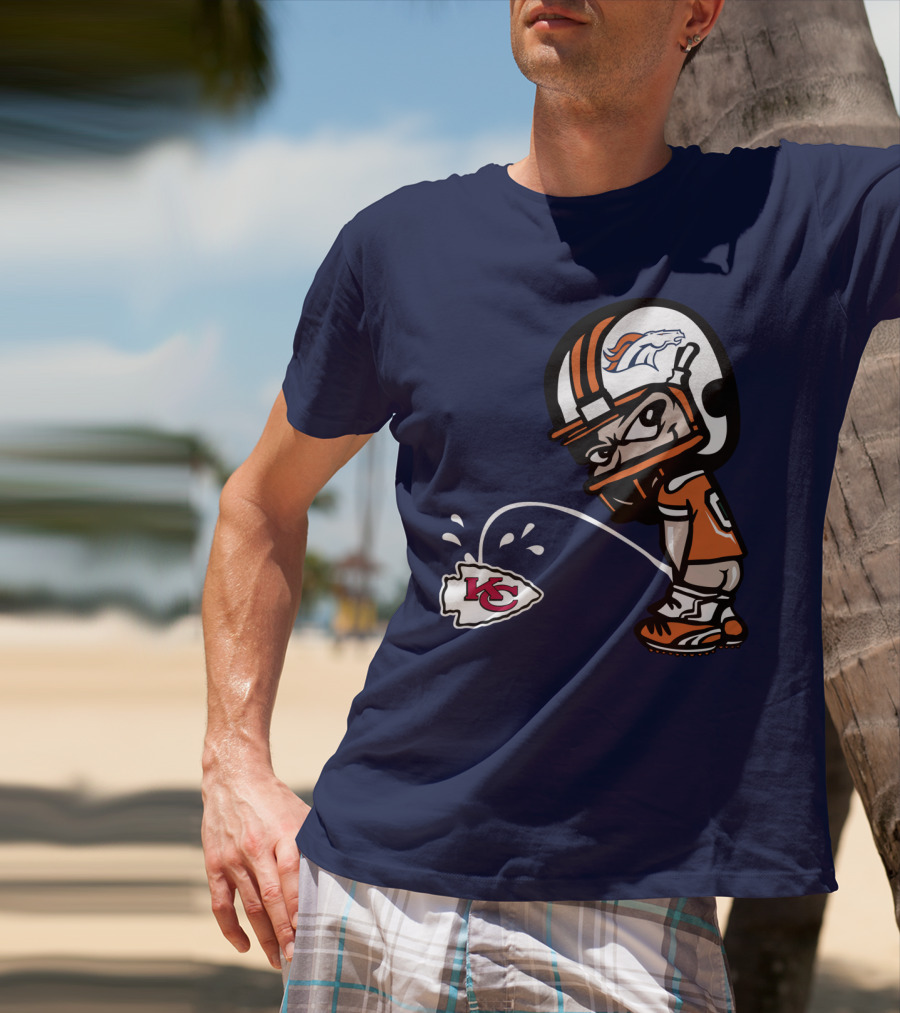 Denver Broncos Kc Rivalry Football Humor T-Shirt