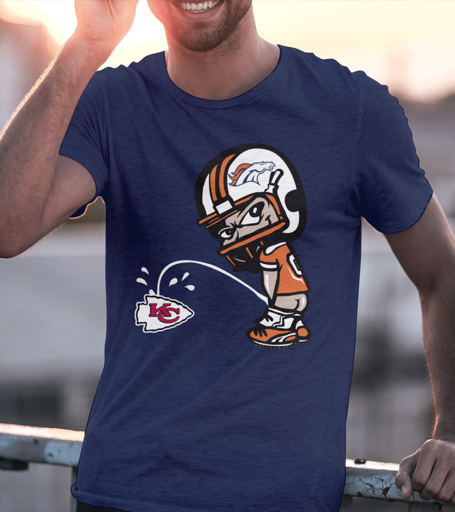 Denver Broncos Kc Rivalry Football Humor T-Shirt