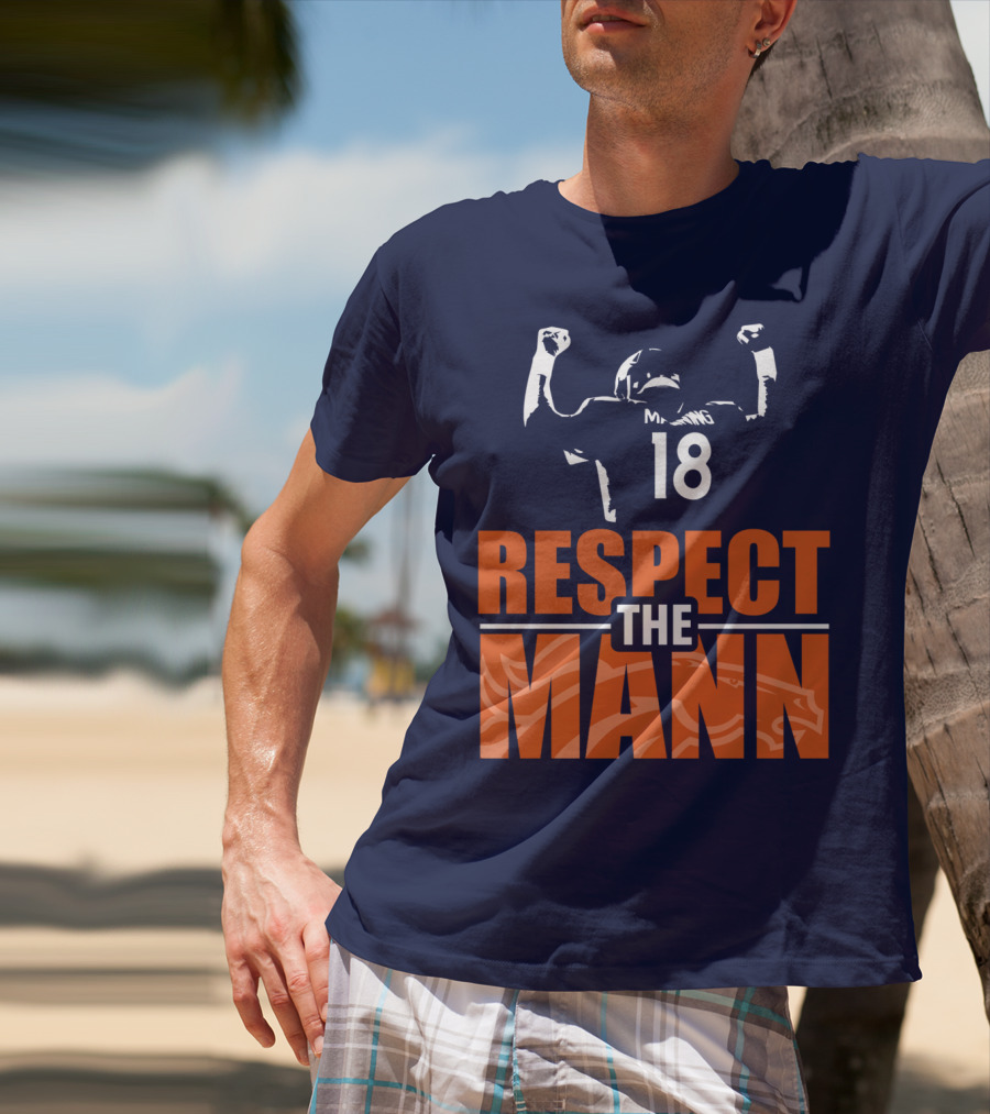 Manning Respect The Mann 18 Denver Broncos T-Shirt