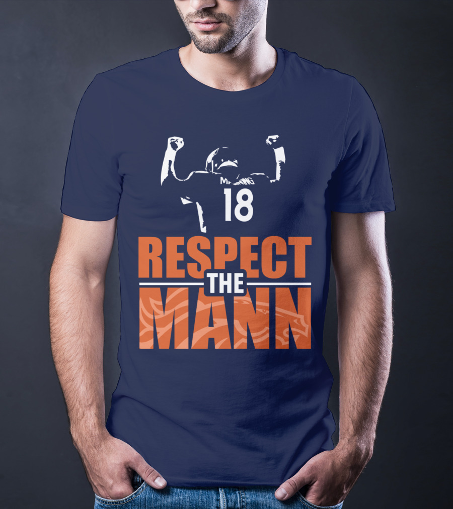 Manning Respect The Mann 18 Denver Broncos T-Shirt