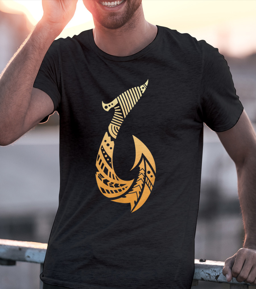 Fisherman Hook Hawaiian Beach Summer T-Shirt