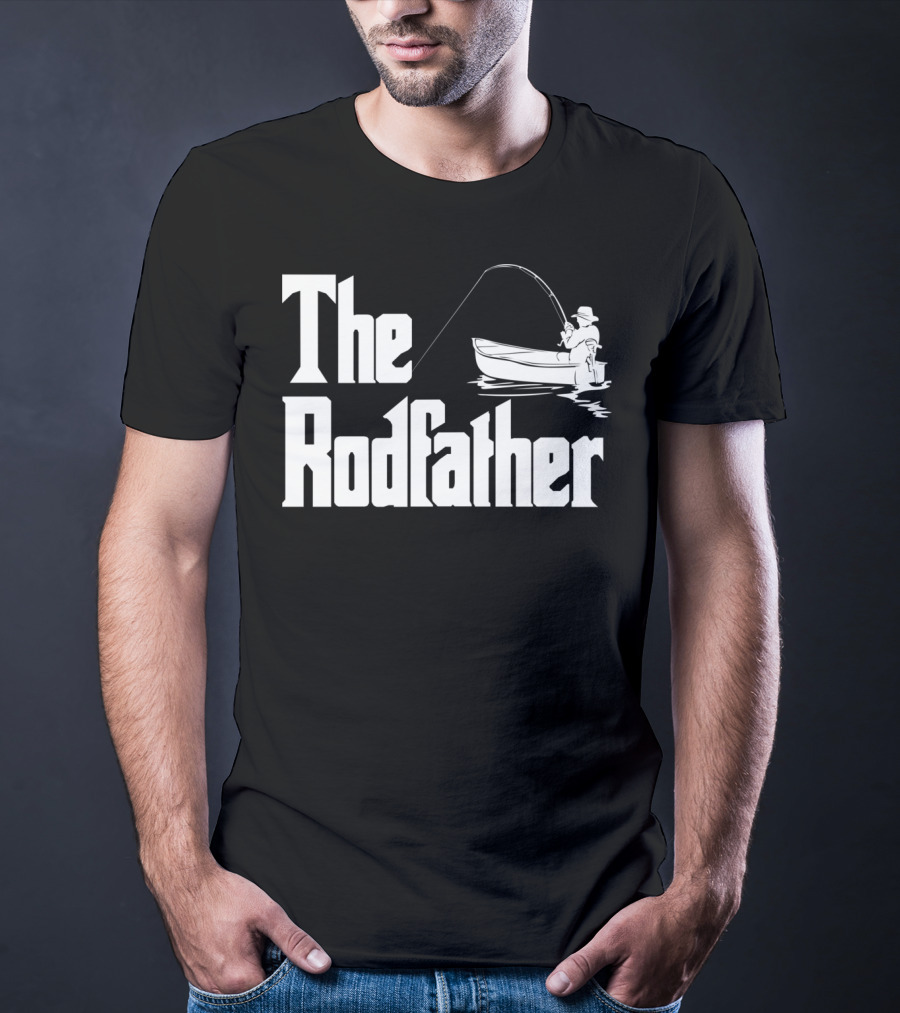 The Rodfather Funny Fishing Saying Fish Humor T-Shirt