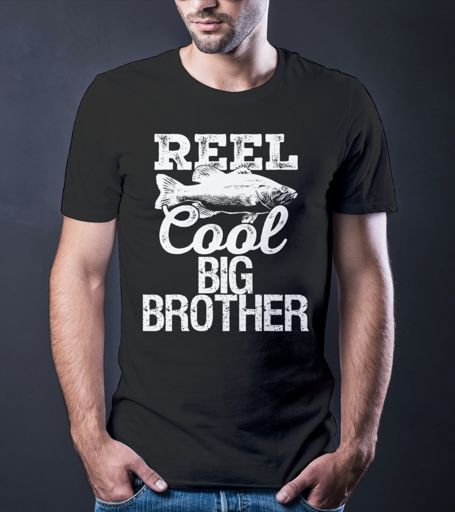 Reel Cool Big Brother Fishing Outdoor Angler Iconic T-Shirt