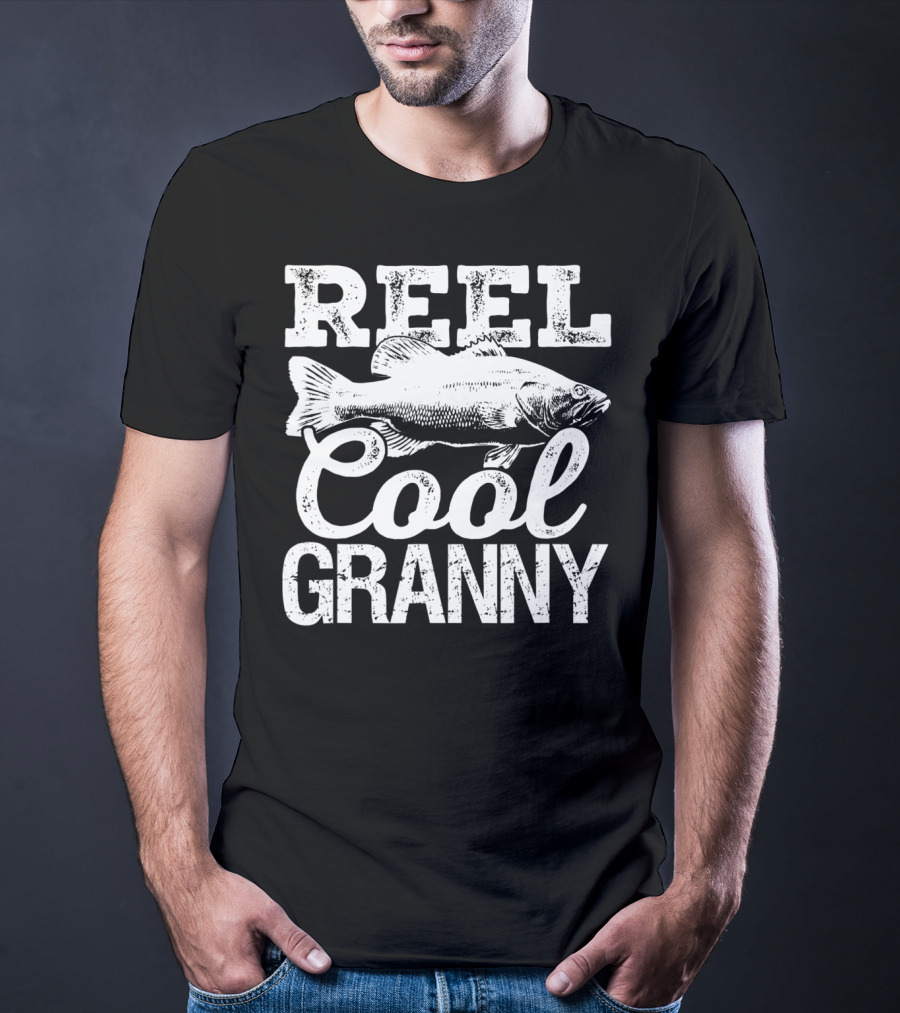 Reel Cool Granny Fishing Outdoor Angler Catch T-Shirt