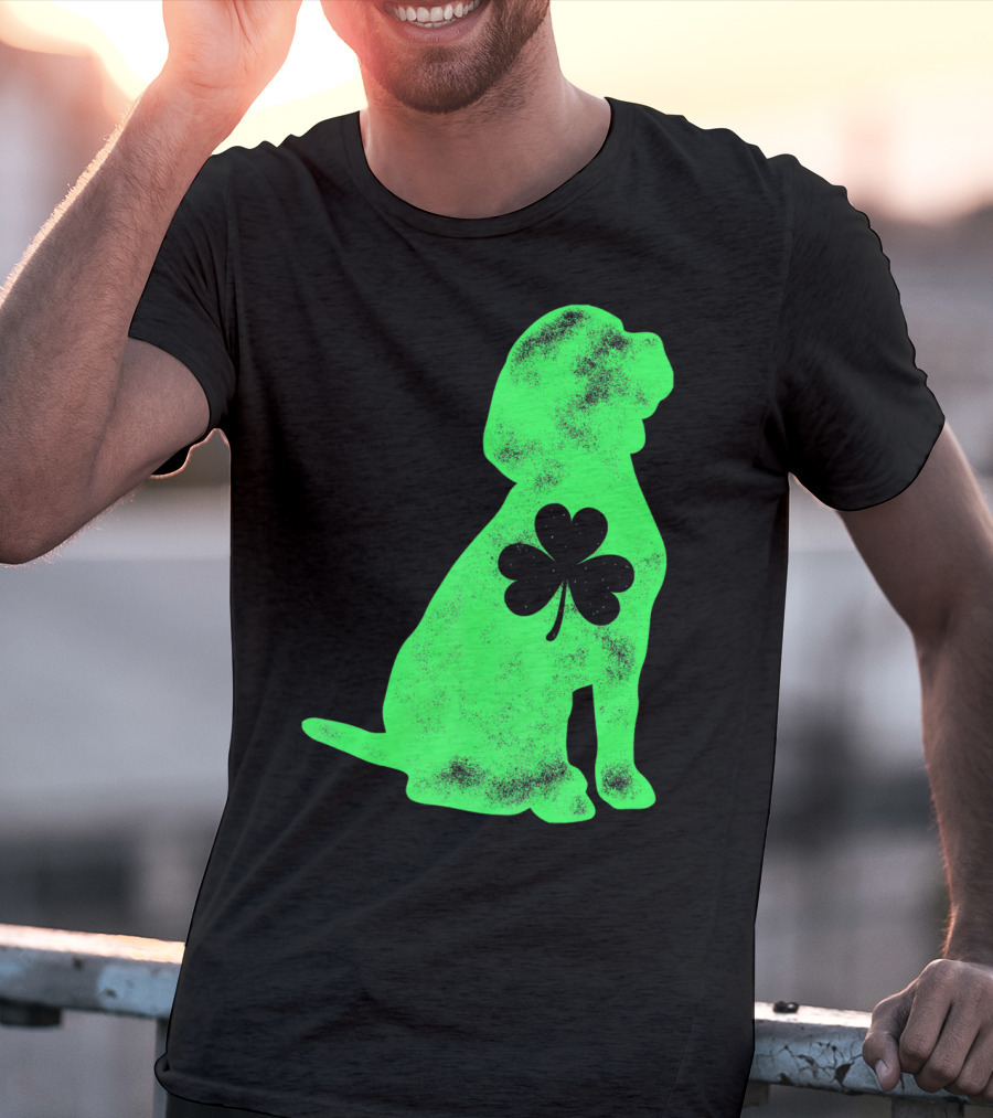 Beagle St Patricks Day Shamrock T-Shirt
