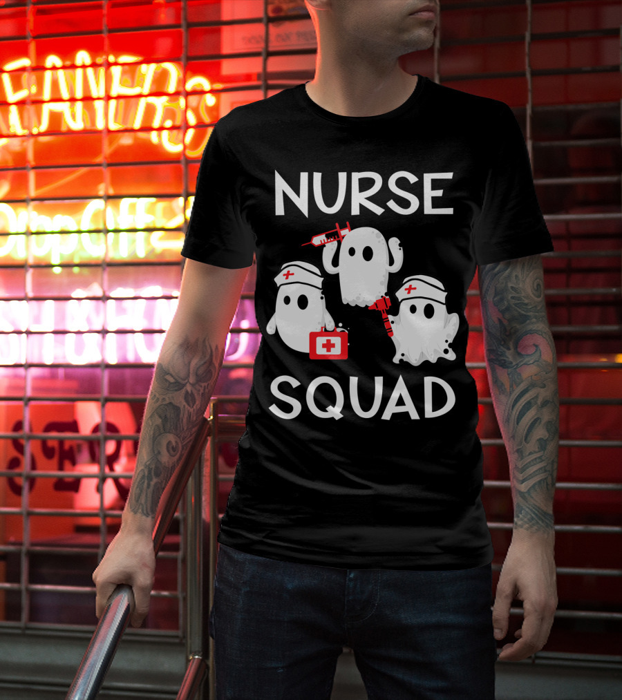 Nurse Squad Boo Boo Ghost Trio T-Shirt