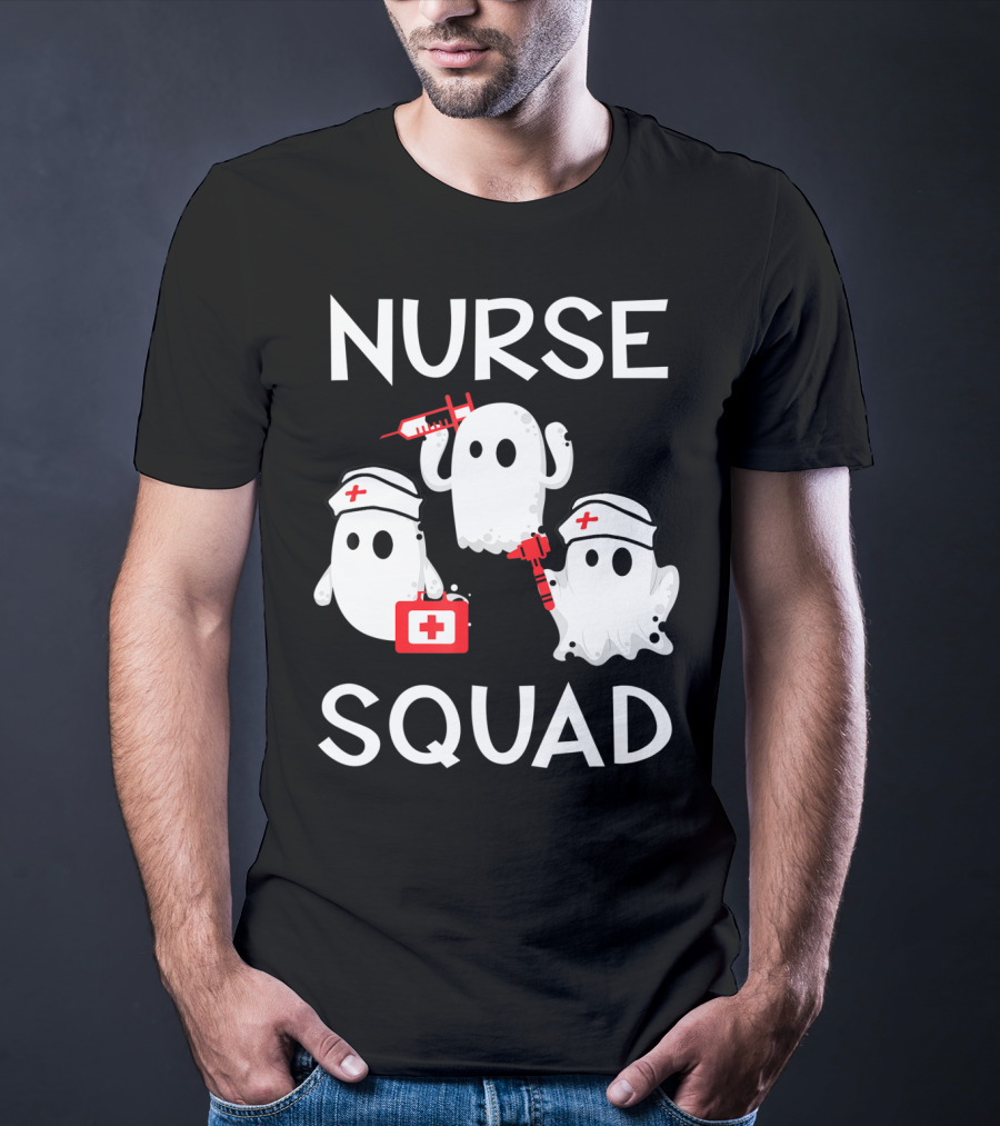 Nurse Squad Boo Boo Ghost Trio T-Shirt