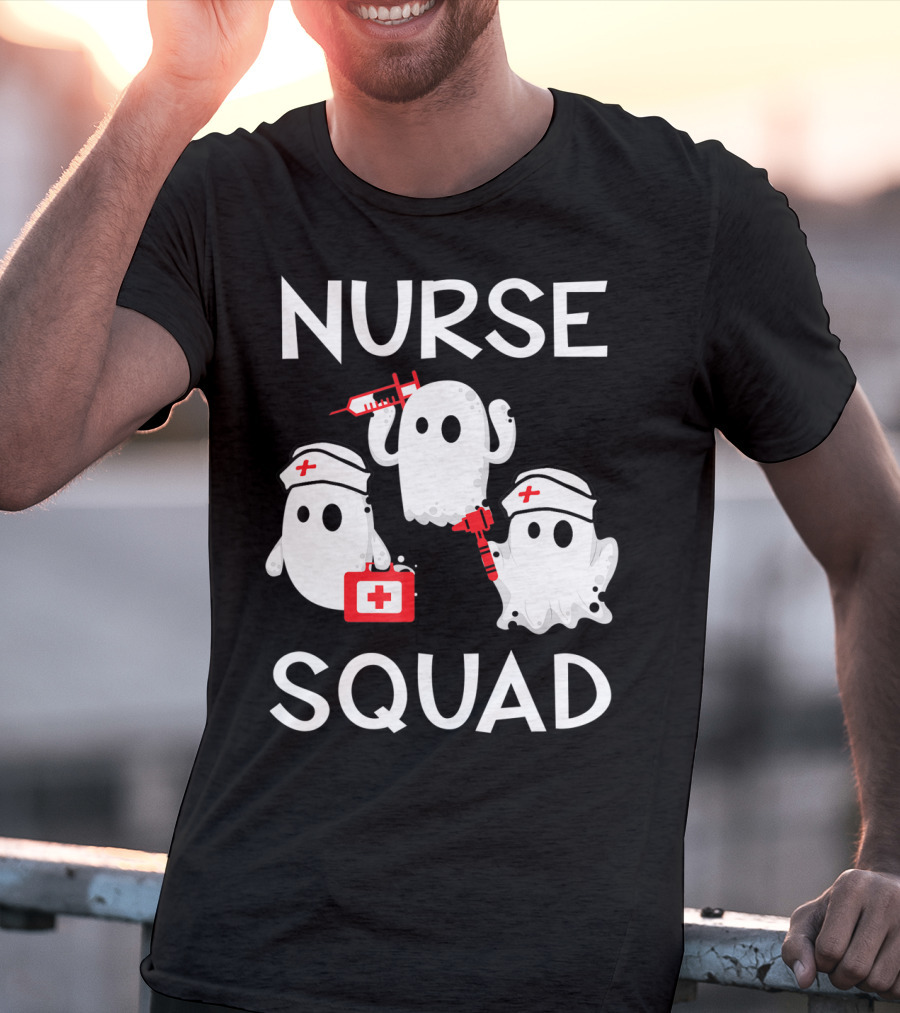 Nurse Squad Boo Boo Ghost Trio T-Shirt