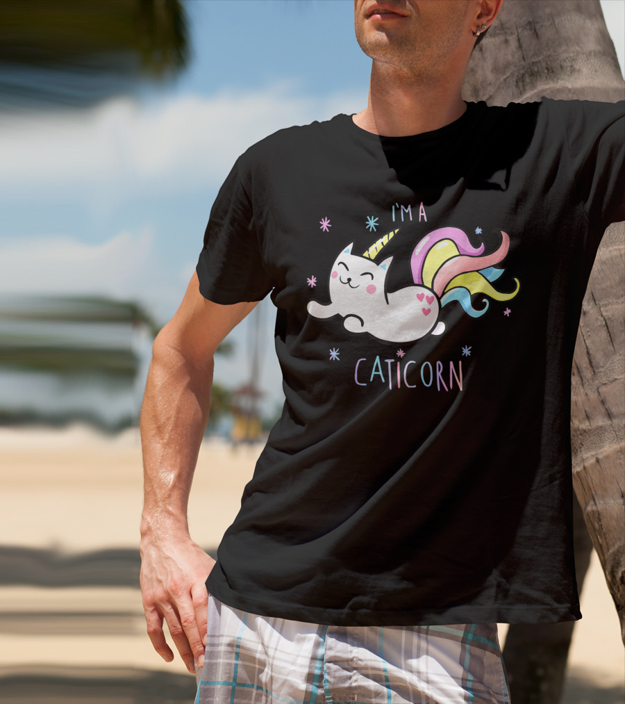 I'm A Caticorn Magical Rainbow Kittycorn Unicorn T-Shirt