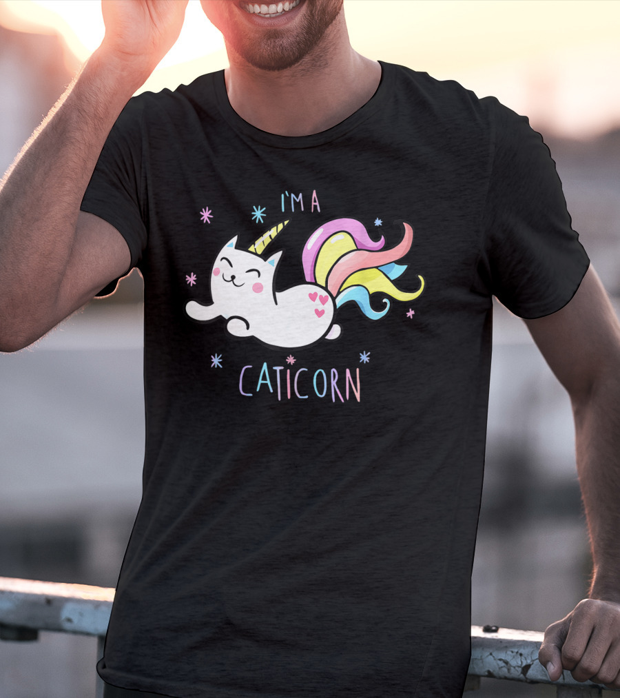 I'm A Caticorn Magical Rainbow Kittycorn Unicorn T-Shirt