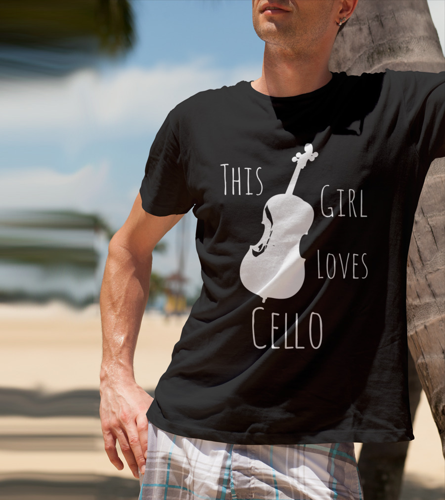 This Girl Loves Cello Fun Cute Girls Clothing T-Shirt