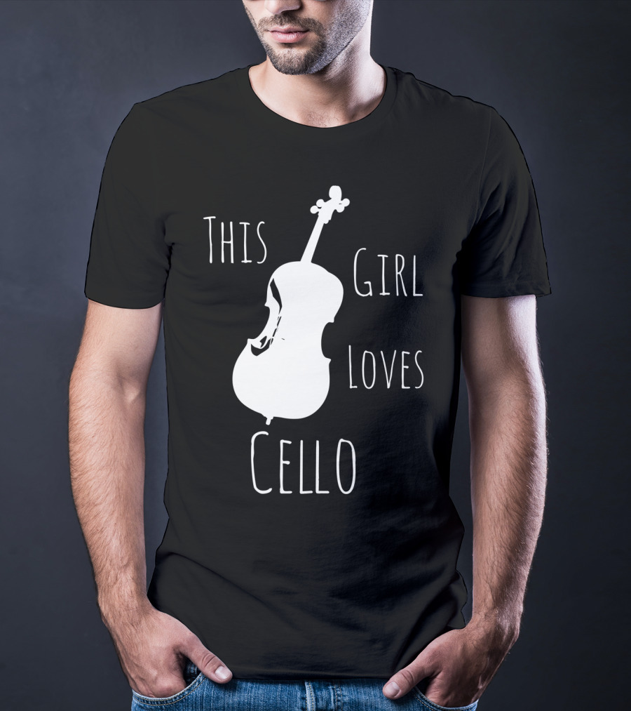 This Girl Loves Cello Fun Cute Girls Clothing T-Shirt