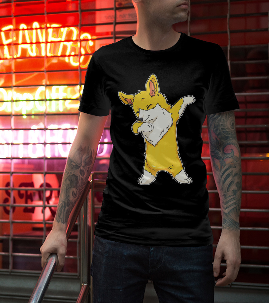 Corgi Dabbing Dance Welsh Corgis Dab T-Shirt