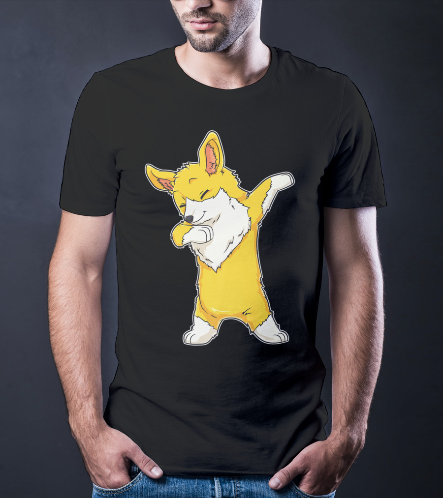 Corgi Dabbing Dance Welsh Corgis Dab T-Shirt