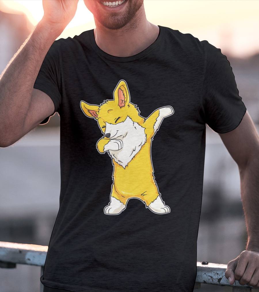 Corgi Dabbing Dance Welsh Corgis Dab T-Shirt