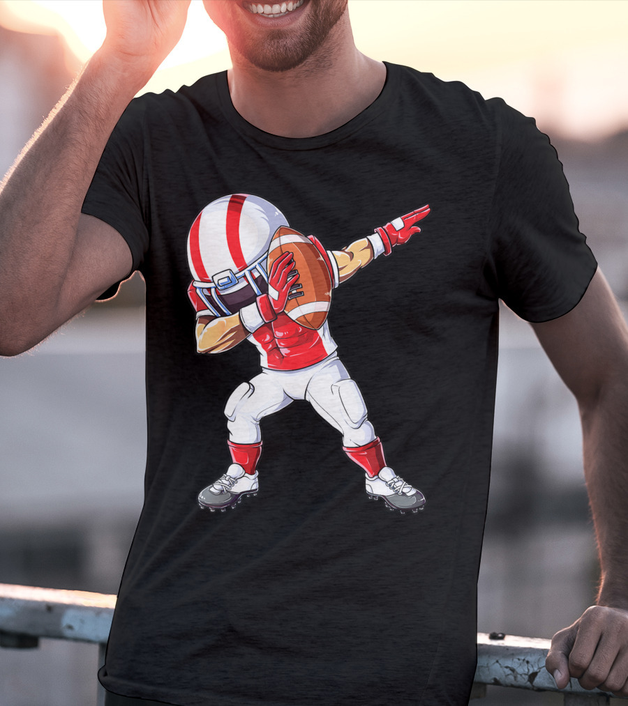 Dabbing Football Player Dab Dance Pose T-Shirt